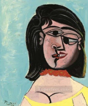 Artworks by 350 Famous Artists Painting - Head of a Woman Dora Maar 1937 Pablo Picasso